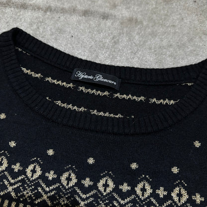 Hysteric Glamour FUCK Bear Knit Top