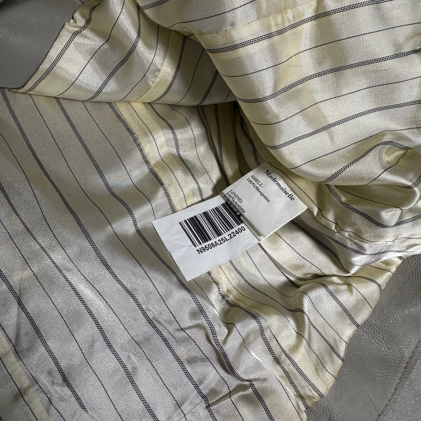 Genuine Leather Blazer