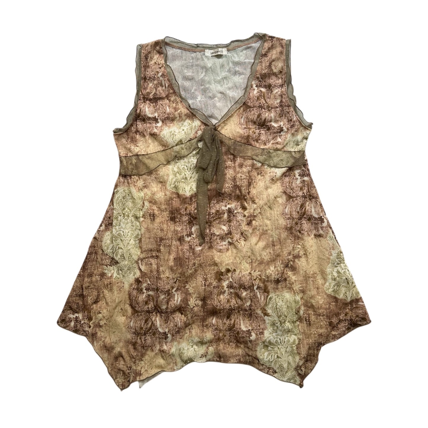 Floral Asymmetric Vest