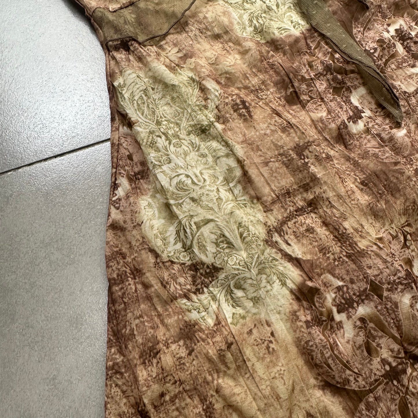 Floral Asymmetric Vest