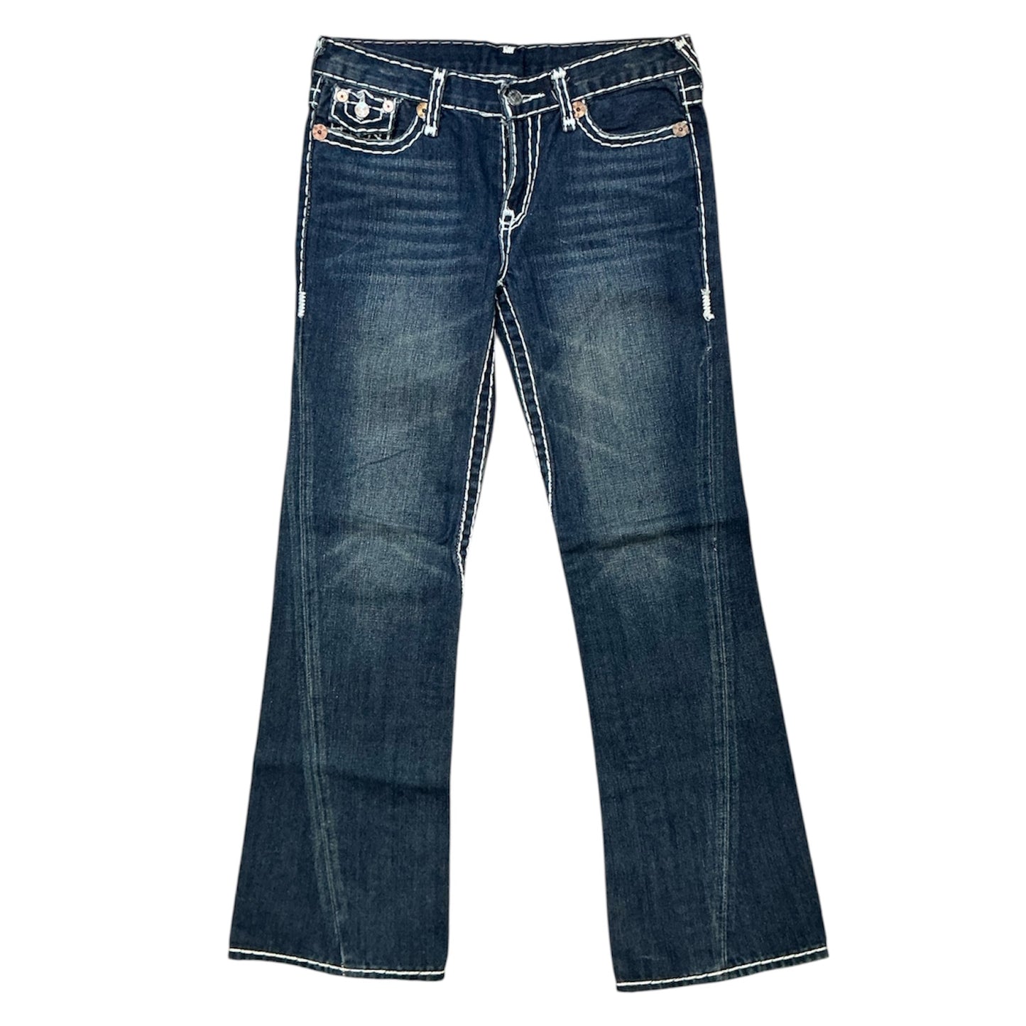 00s True Religion Girls Joey Super T World Tour Flare Jeans