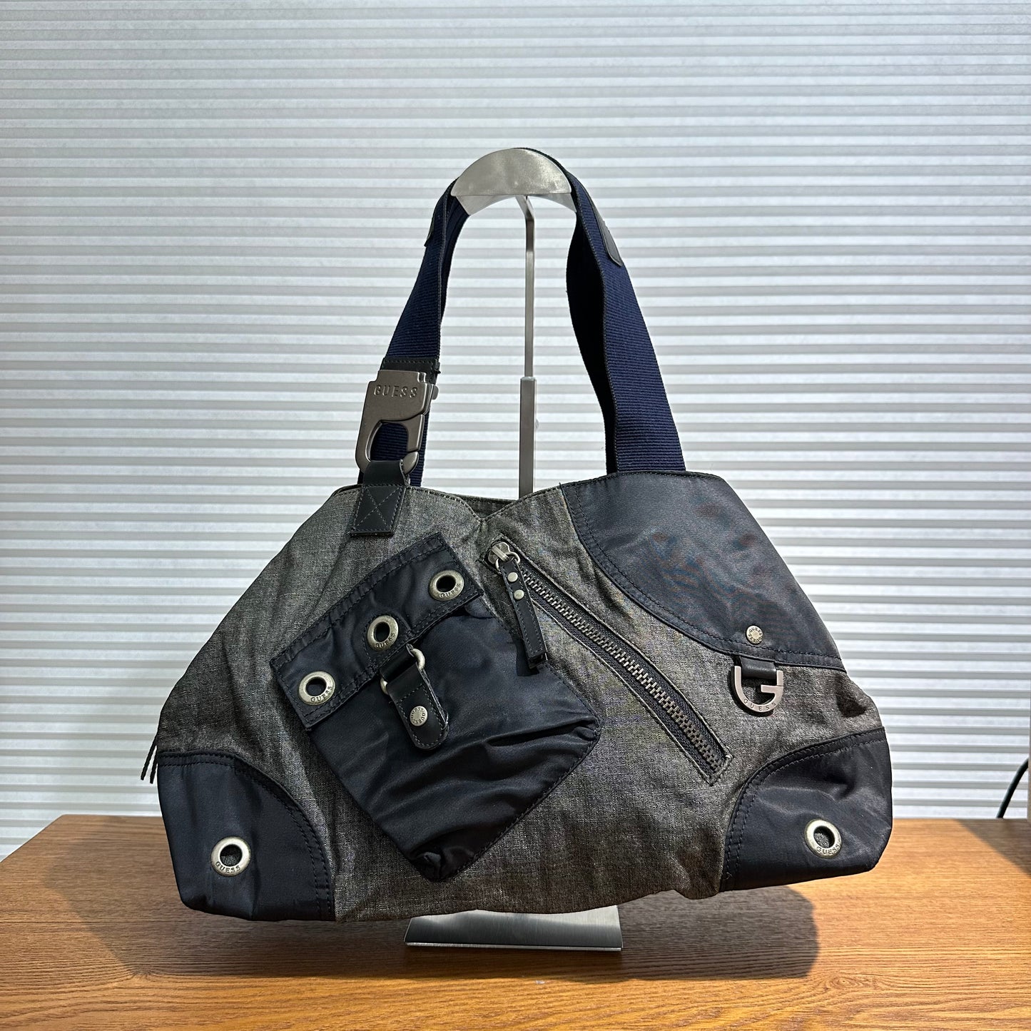 00s Guess Utility Patchwork Bag