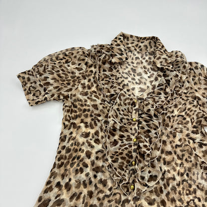 Leopard Mesh Shirt