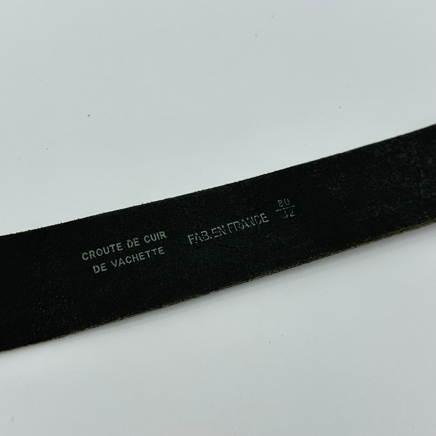 Enamel Rose Ornate Black Belt
