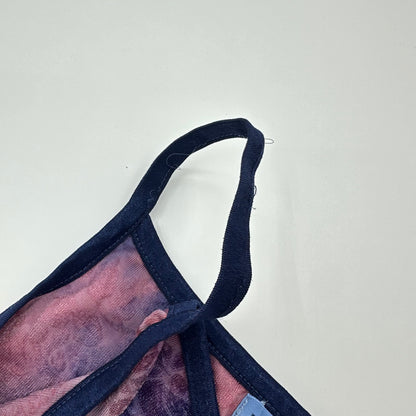 Win Fame Floral Mesh Cami