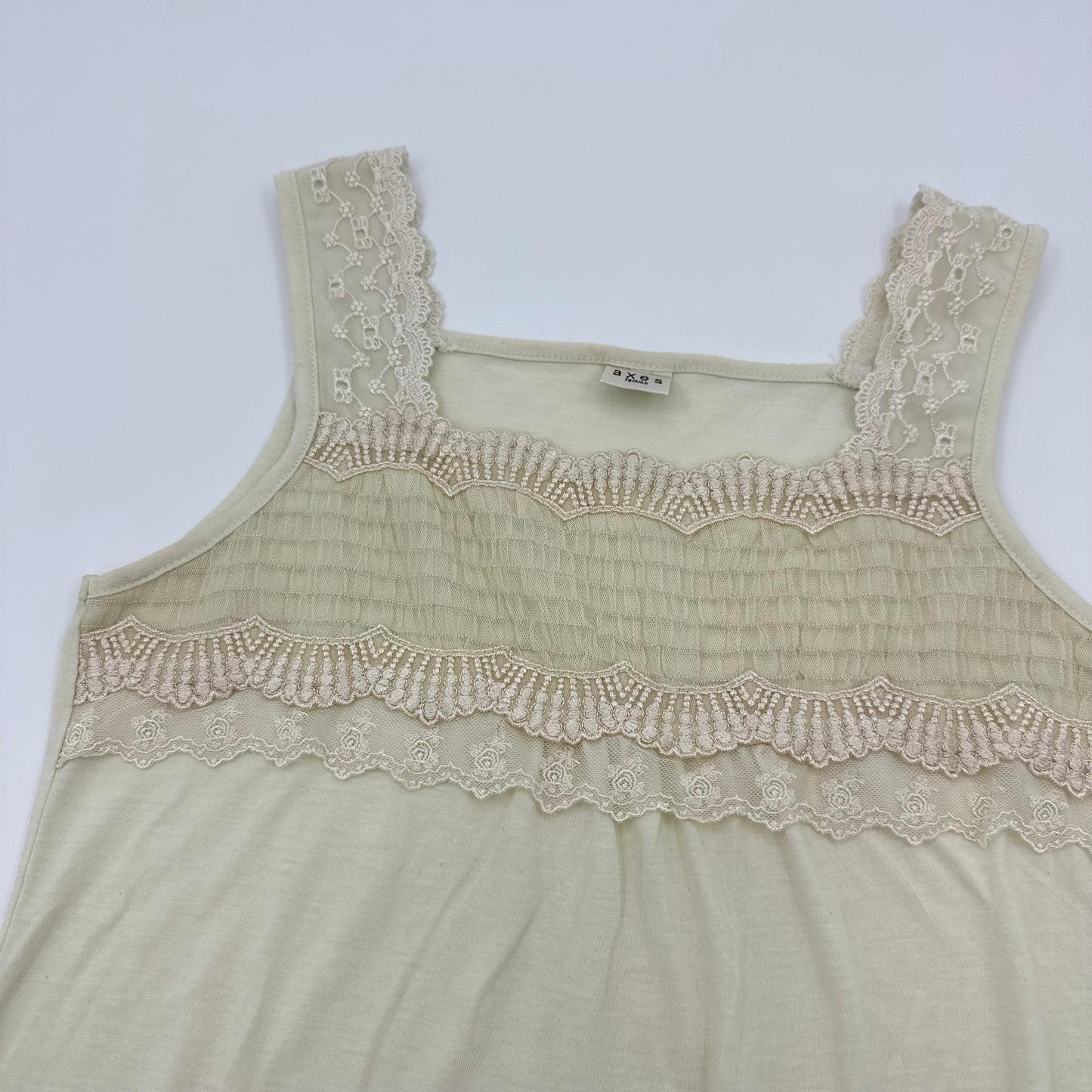 Axes Femme Lace Trim Tank