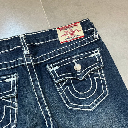 00s True Religion Girls Joey Super T World Tour Flare Jeans