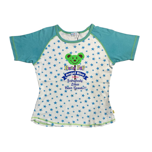 Ange Blue "Bear Pop" Baby Tee