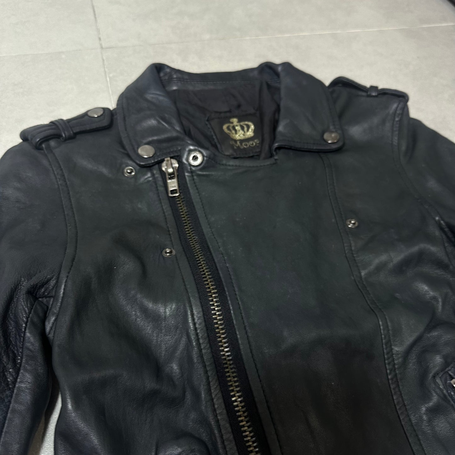 Genuine Leather Biker Jacket