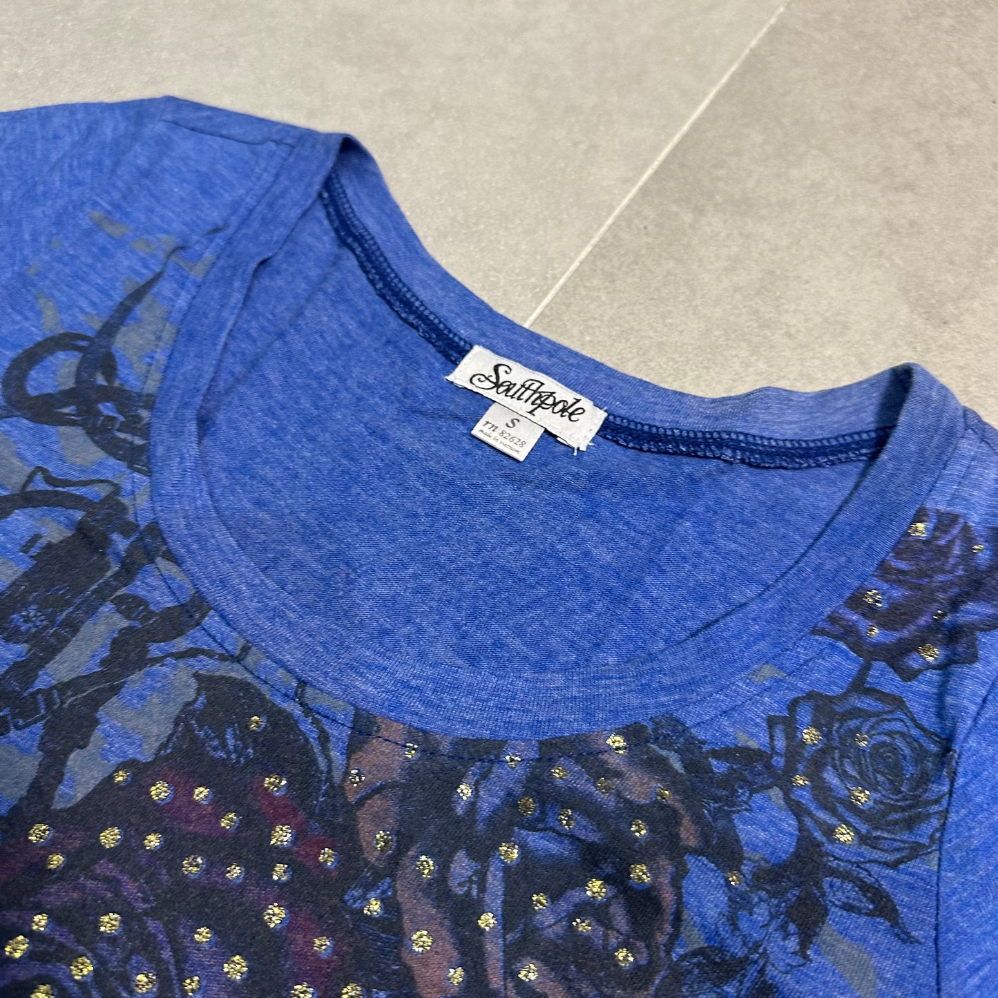 Floral Printed Short Sleeves Top