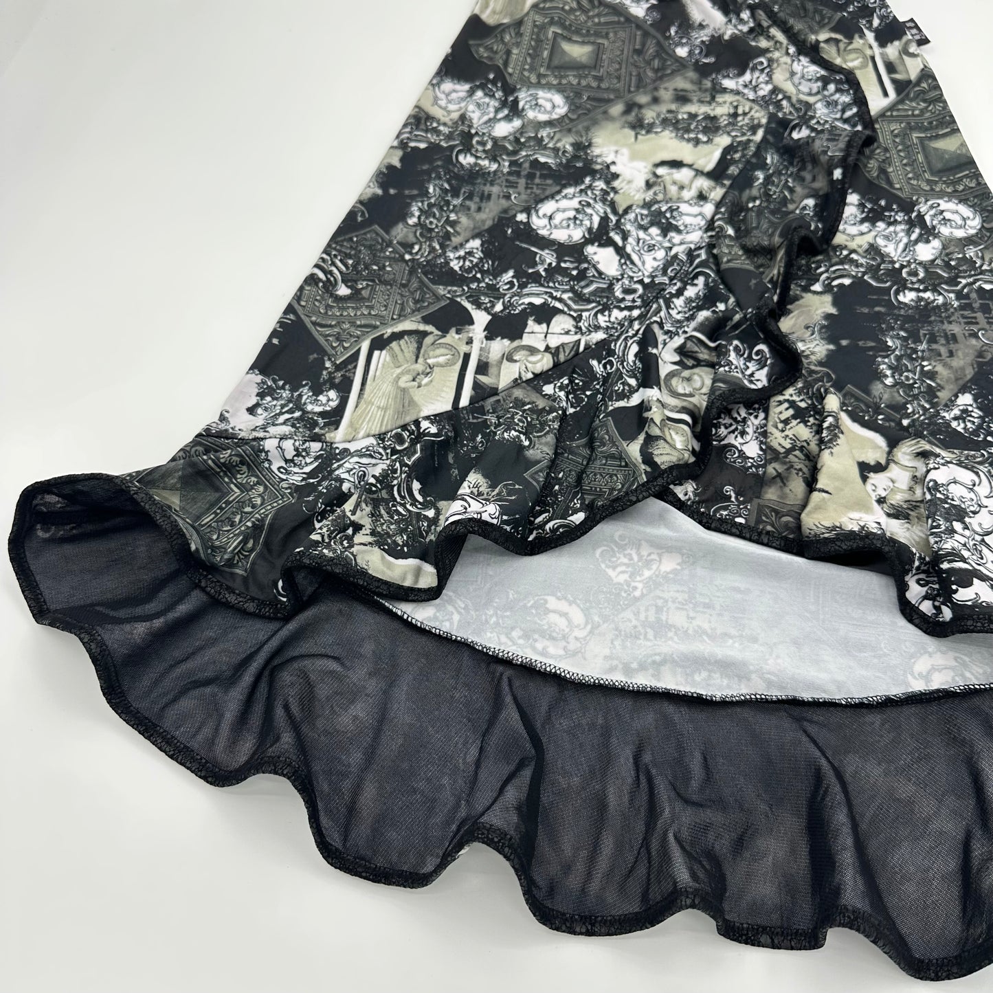 Ozz Angelo AOP Maxi Skirt