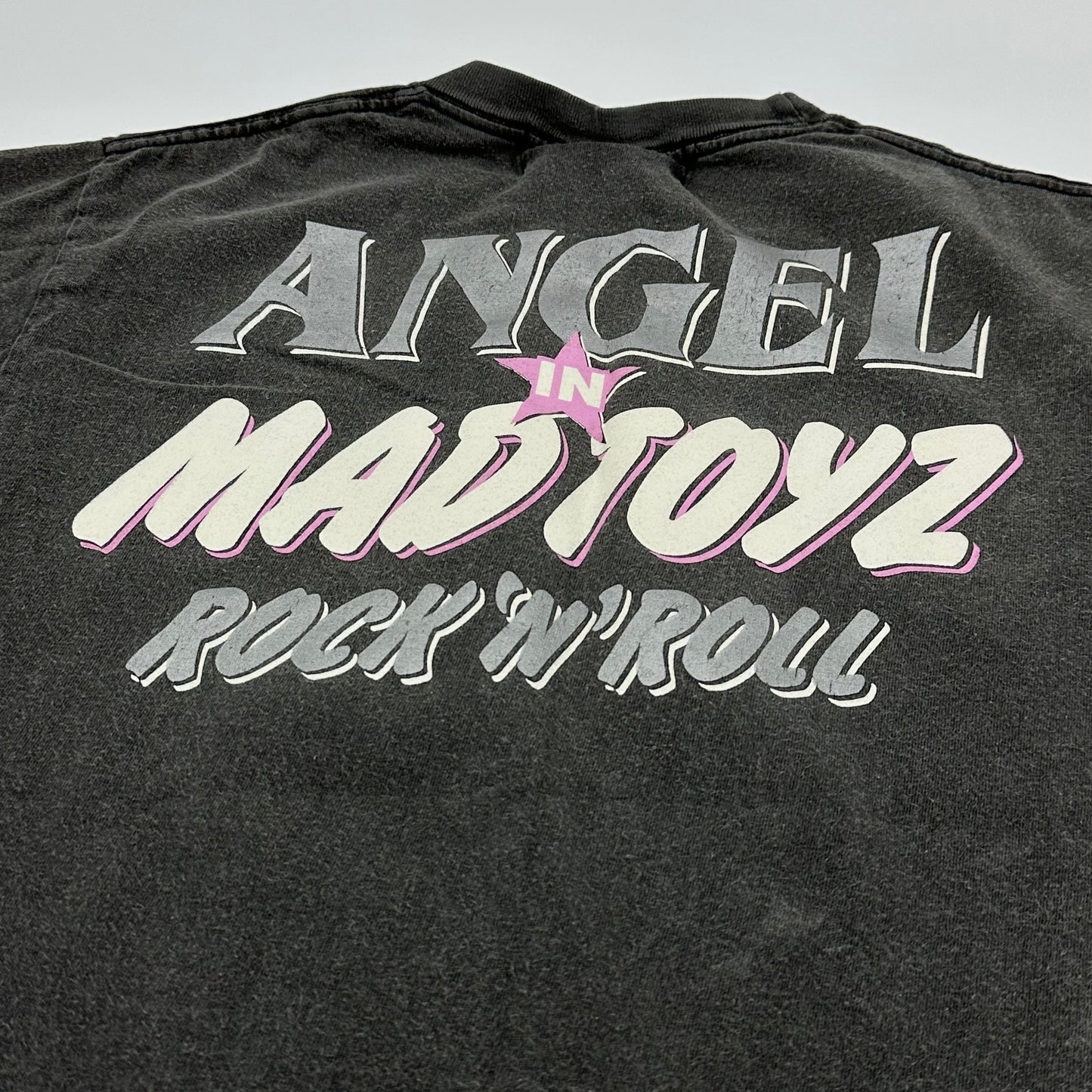 00s Mad Toyz Double-Sided Angel In Mad Toyz Rock Hand Washed Tee