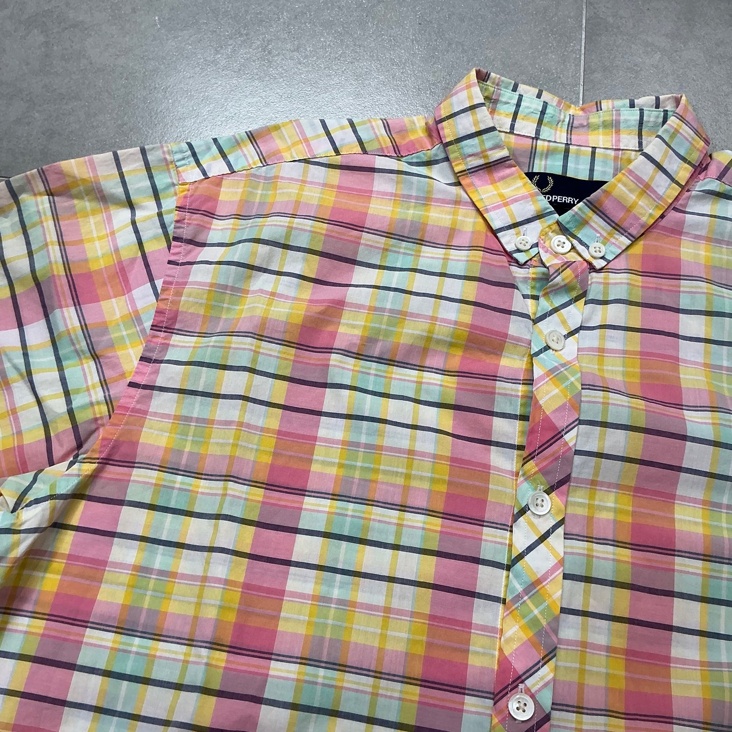 Fred Perry Pastel Checked Shirt