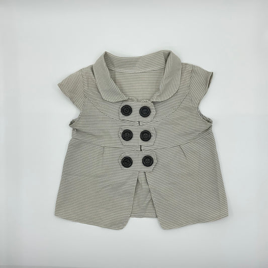 Button Up Cropped Coat