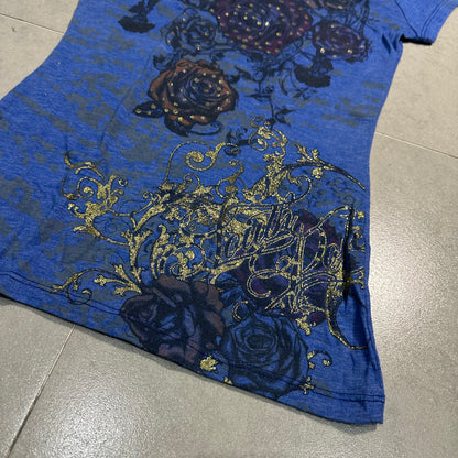 Floral Printed Short Sleeves Top