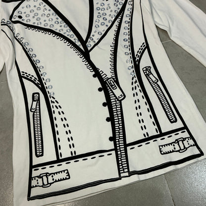 Armani Exchange Blazer Graphic Long Sleeves