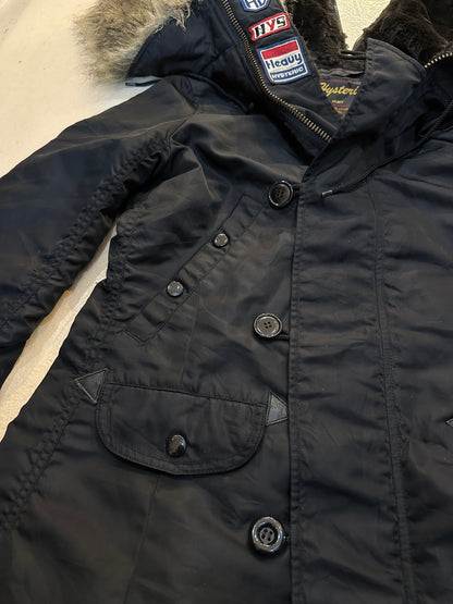 1990s Hysteric Glamour N-3B Parka Fur Fishtail Jacket