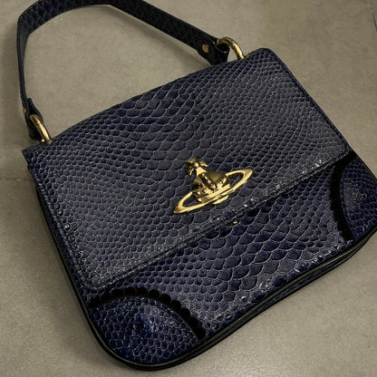 Vivienne Westwood Anglomania Frilly Snake Handbag