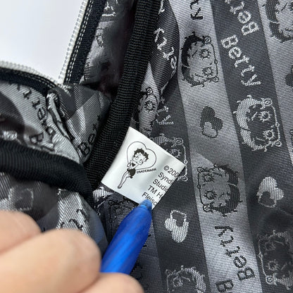 2004 Betty Boop Printed Vinyl Carryall Tote Bag