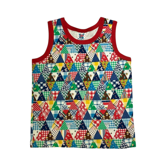 Vana Vana 90s Patch Pattern Top