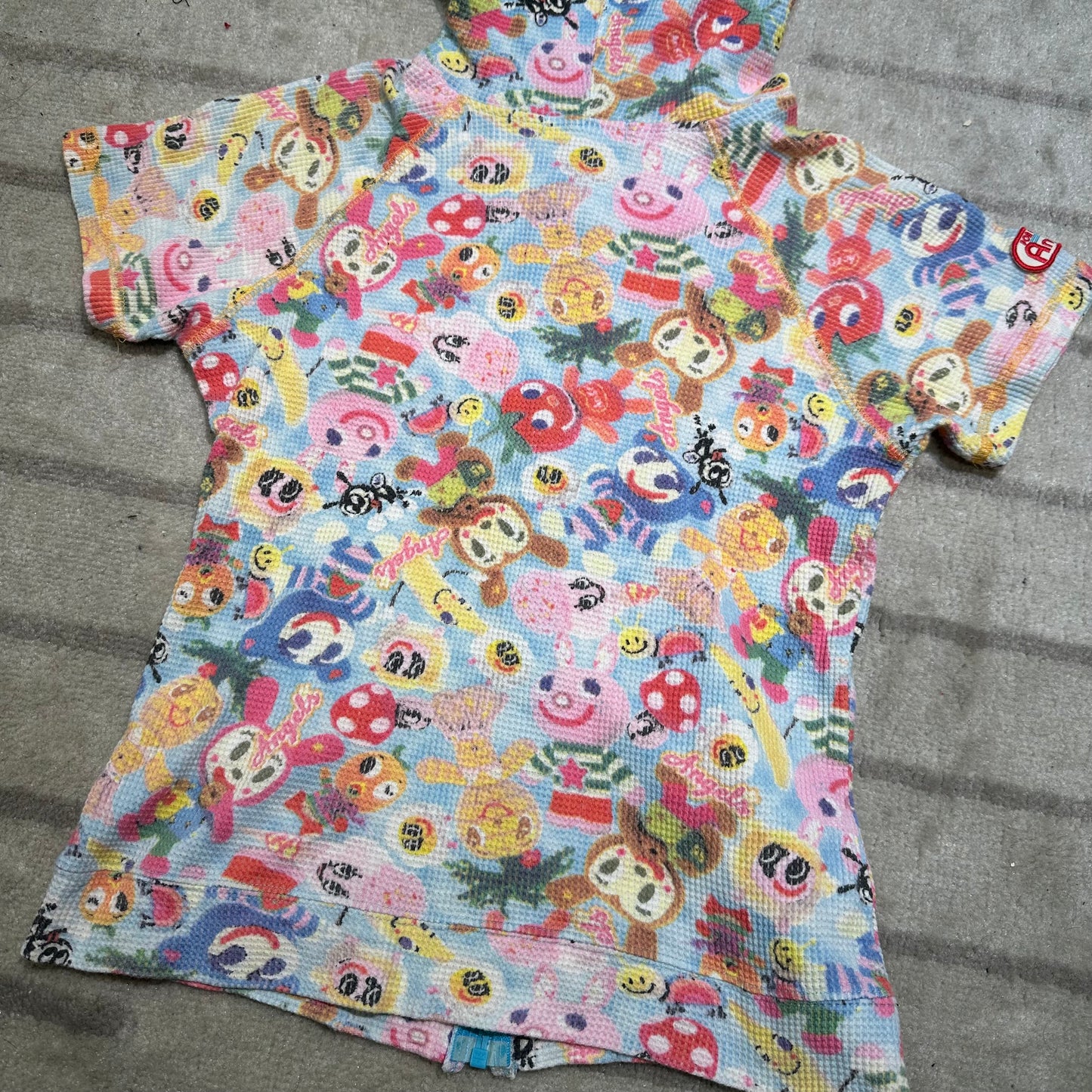 Angel blue Zip-up AOP Hoddies Shirt