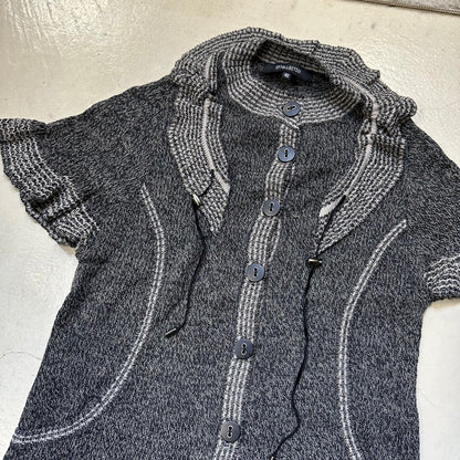 Set: Knit Outer & Long Sleeves Top