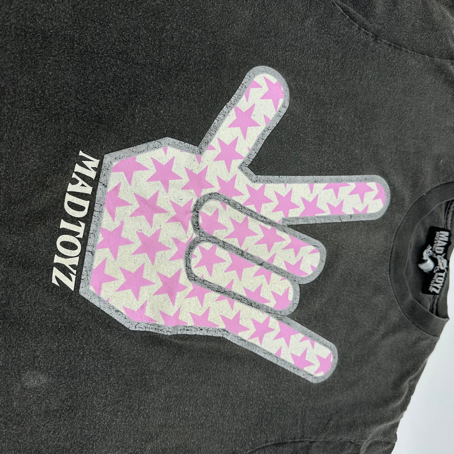 00s Mad Toyz Double-Sided Angel In Mad Toyz Rock Hand Washed Tee
