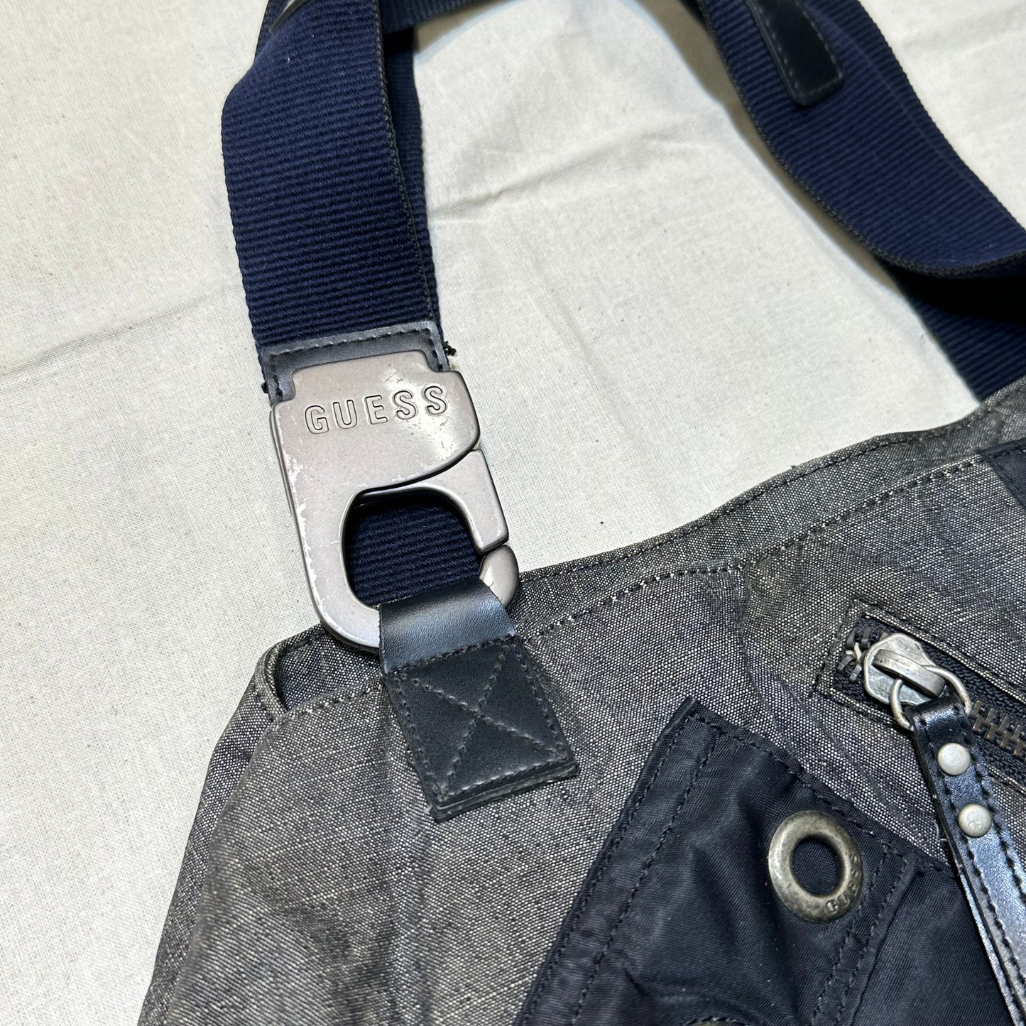 00s Guess Utility Patchwork Bag