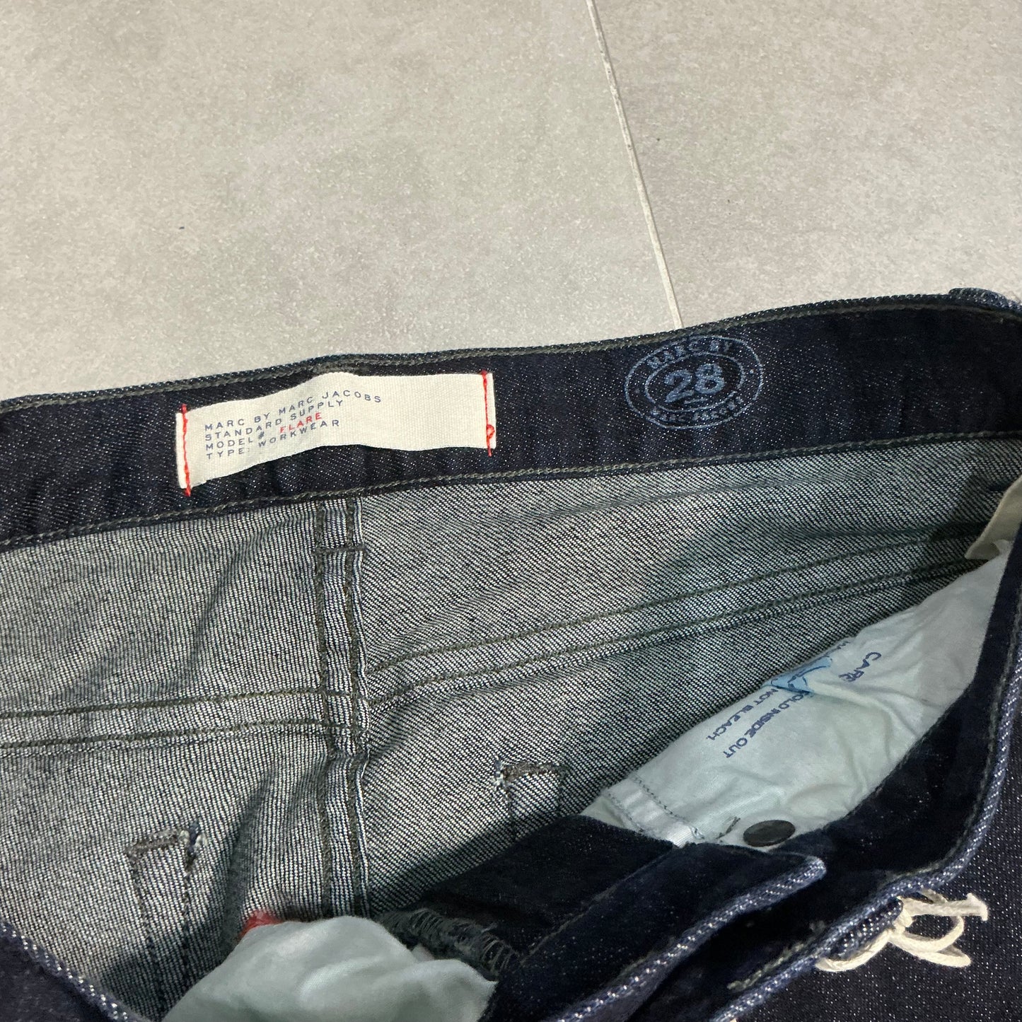 Marc by Marc Jacobs Dark Wash High Rise Flare Jeans