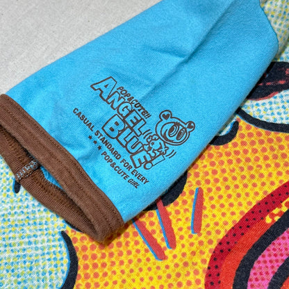 Angel Blue Comic All Over Print Tee