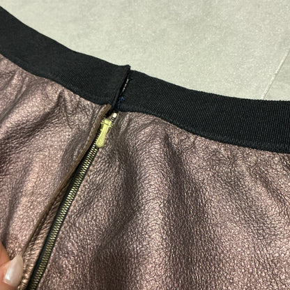 Marc Jacobs Leather Midi Skirt