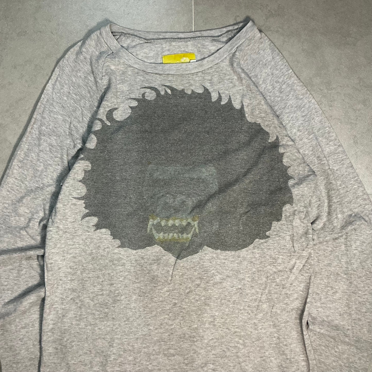 Japanese Vintage Gorilla Graphic Long Sleeves Tee