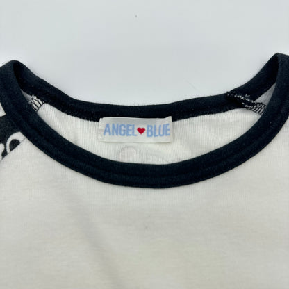 Angel Blue 'Sweet Rock' Raglan Top Long Sleeves Top