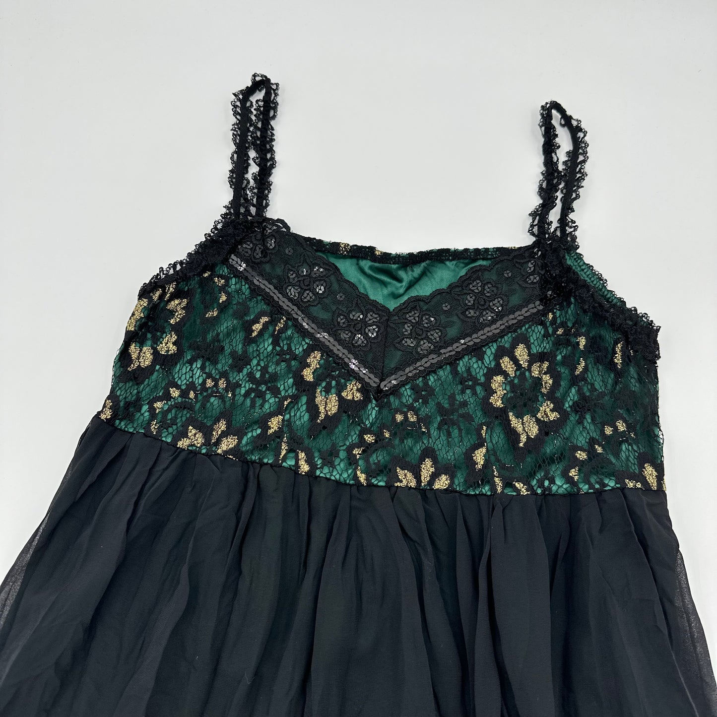 Floral Lace Chiffon Camisole