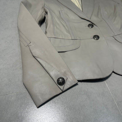 Genuine Leather Blazer