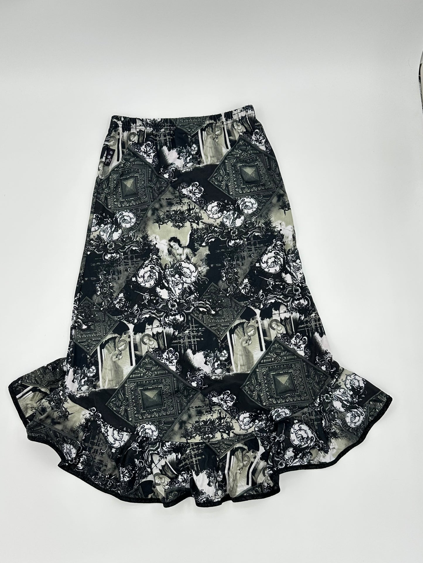 Ozz Angelo AOP Maxi Skirt