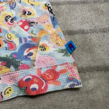 Angel blue Zip-up AOP Hoddies Shirt