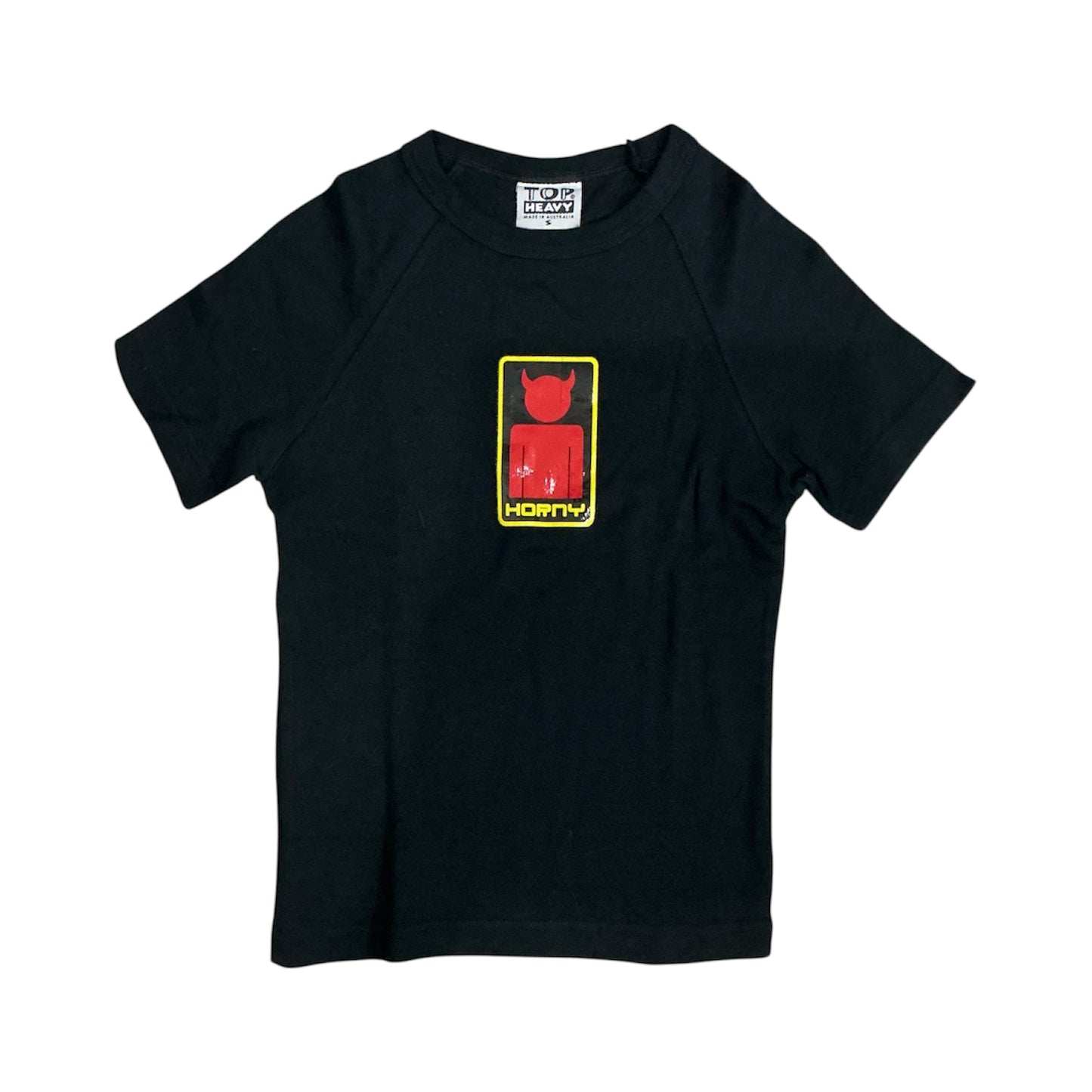 00s Top Heavy "Horny Devil" Graphic Tee