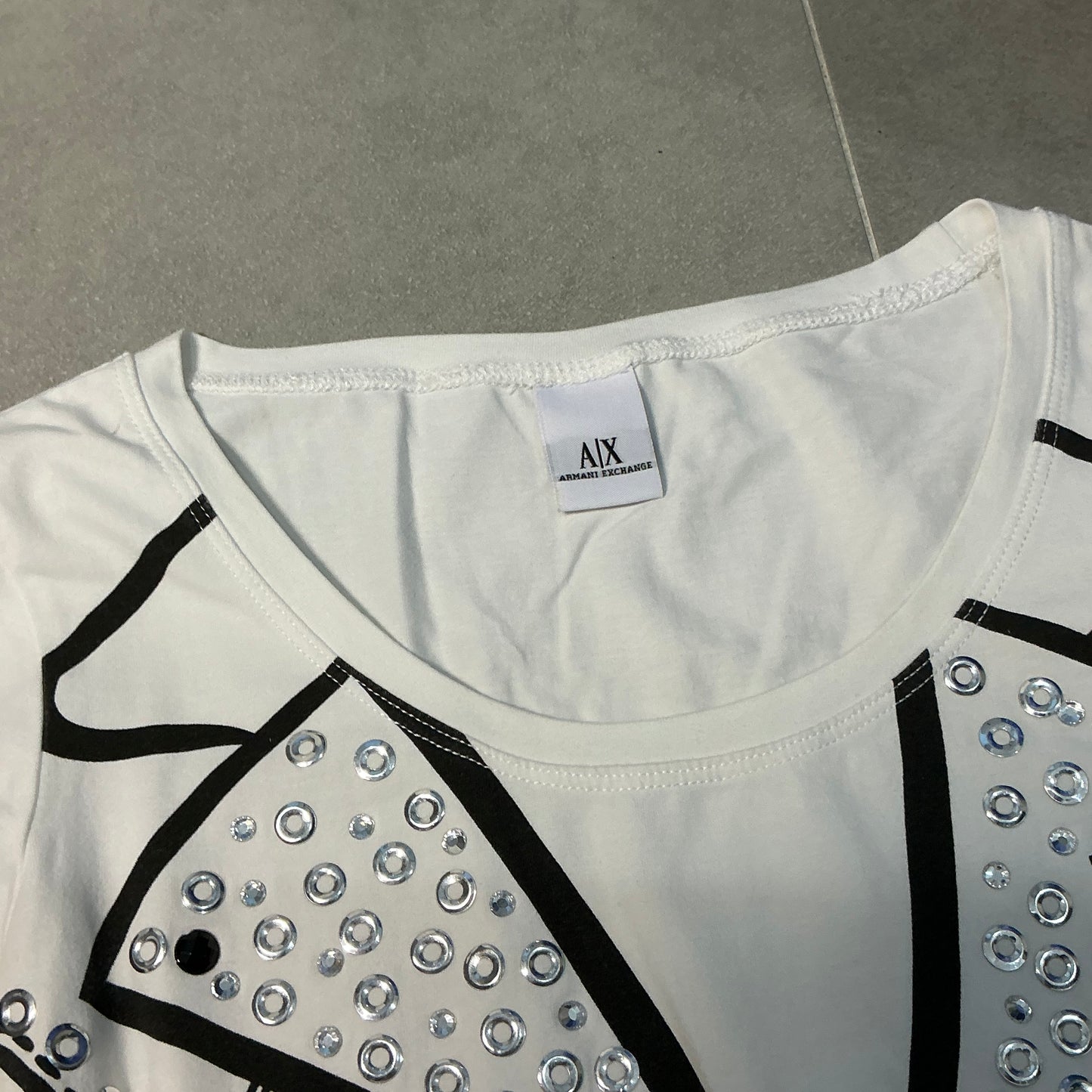 Armani Exchange Blazer Graphic Long Sleeves