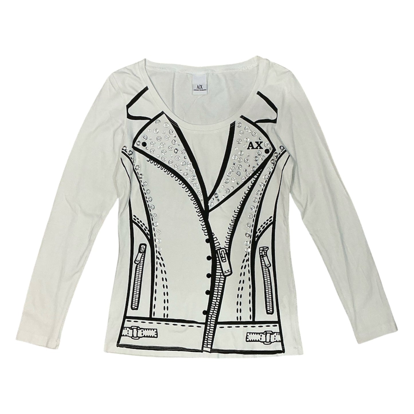 Armani Exchange Blazer Graphic Long Sleeves