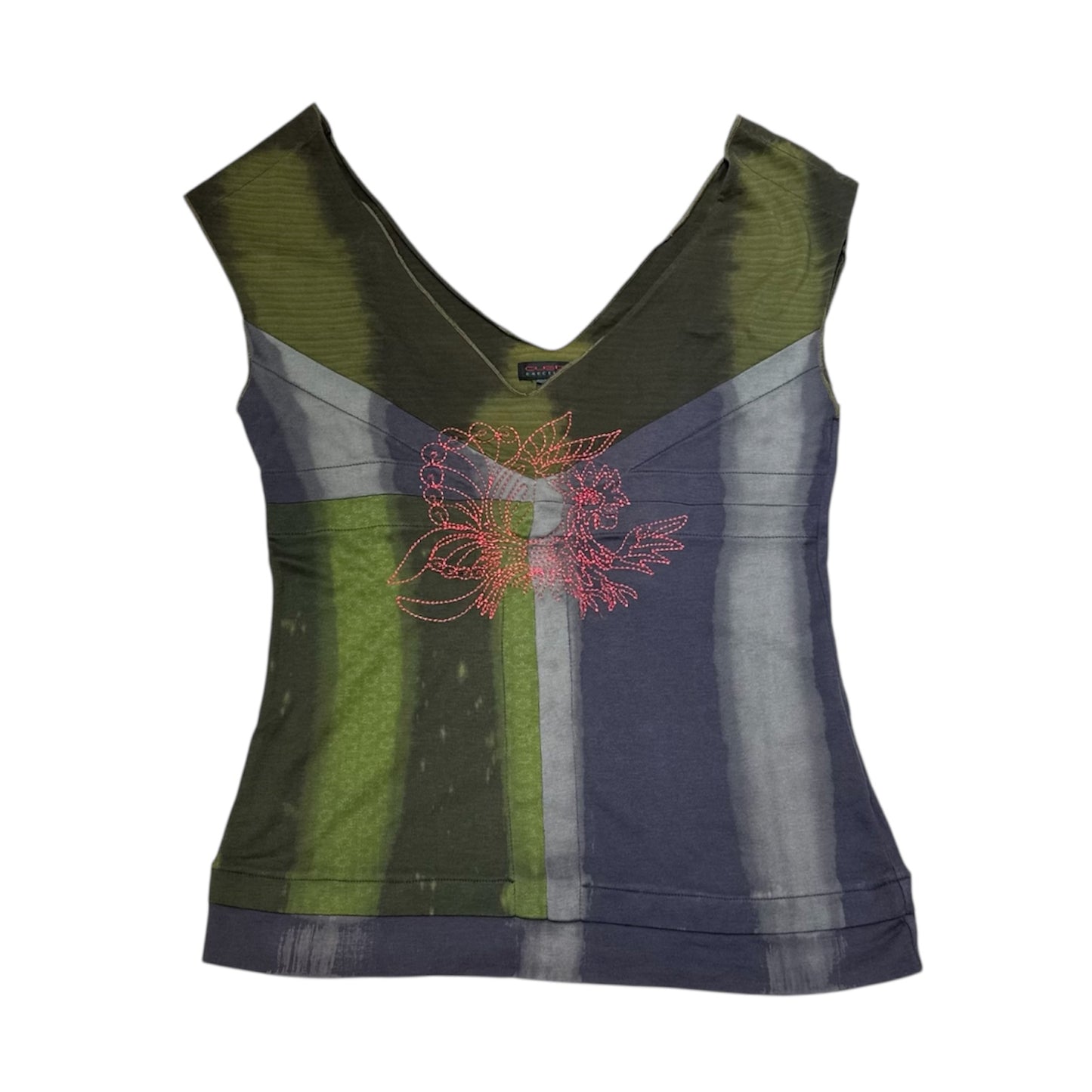 Custo Barcelona Embroidered V-neck Top