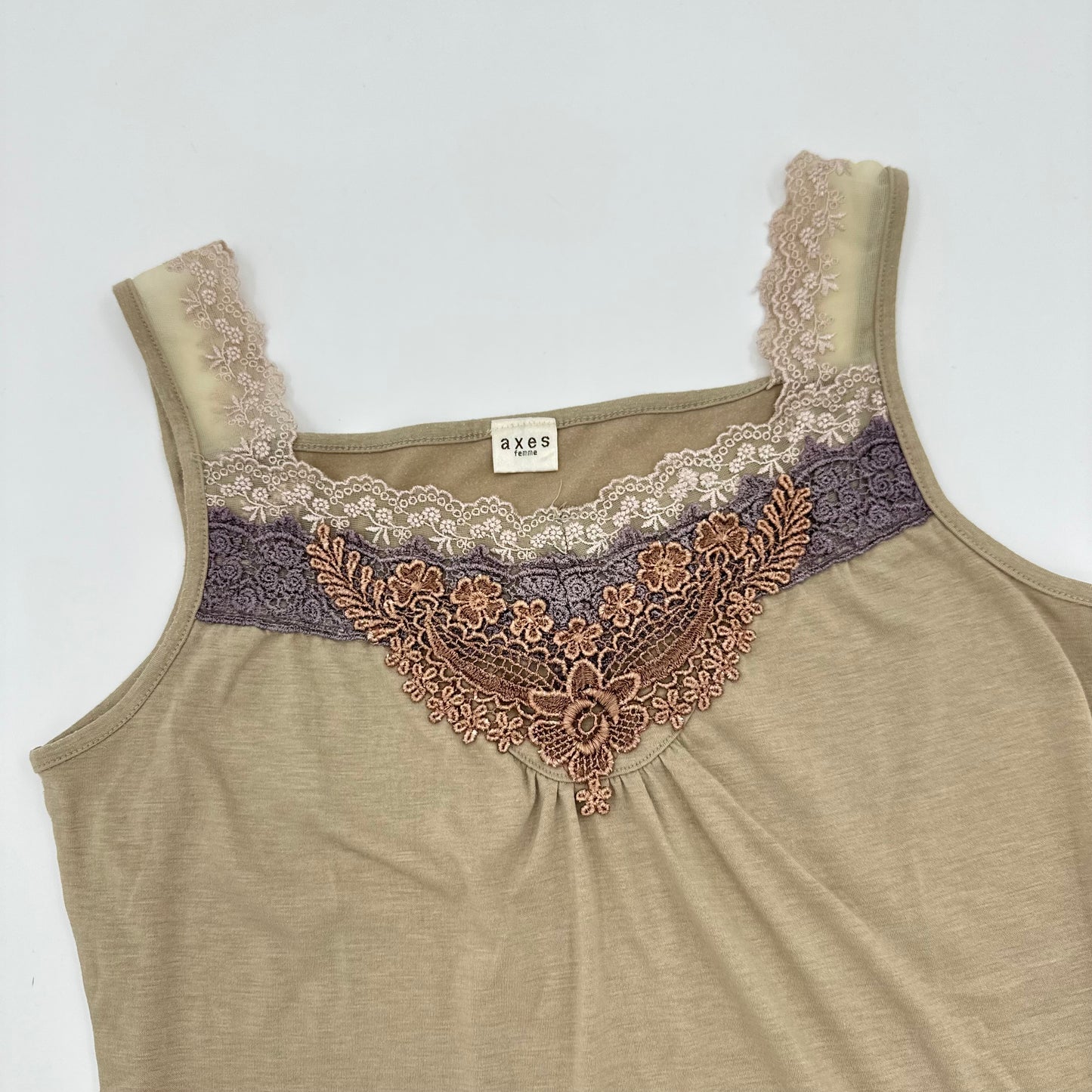 Axes Femme Lace Trim Tank