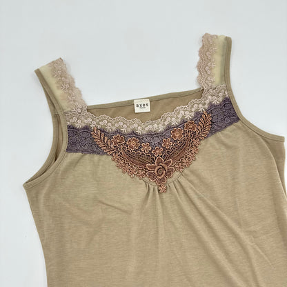 Axes Femme Lace Trim Tank
