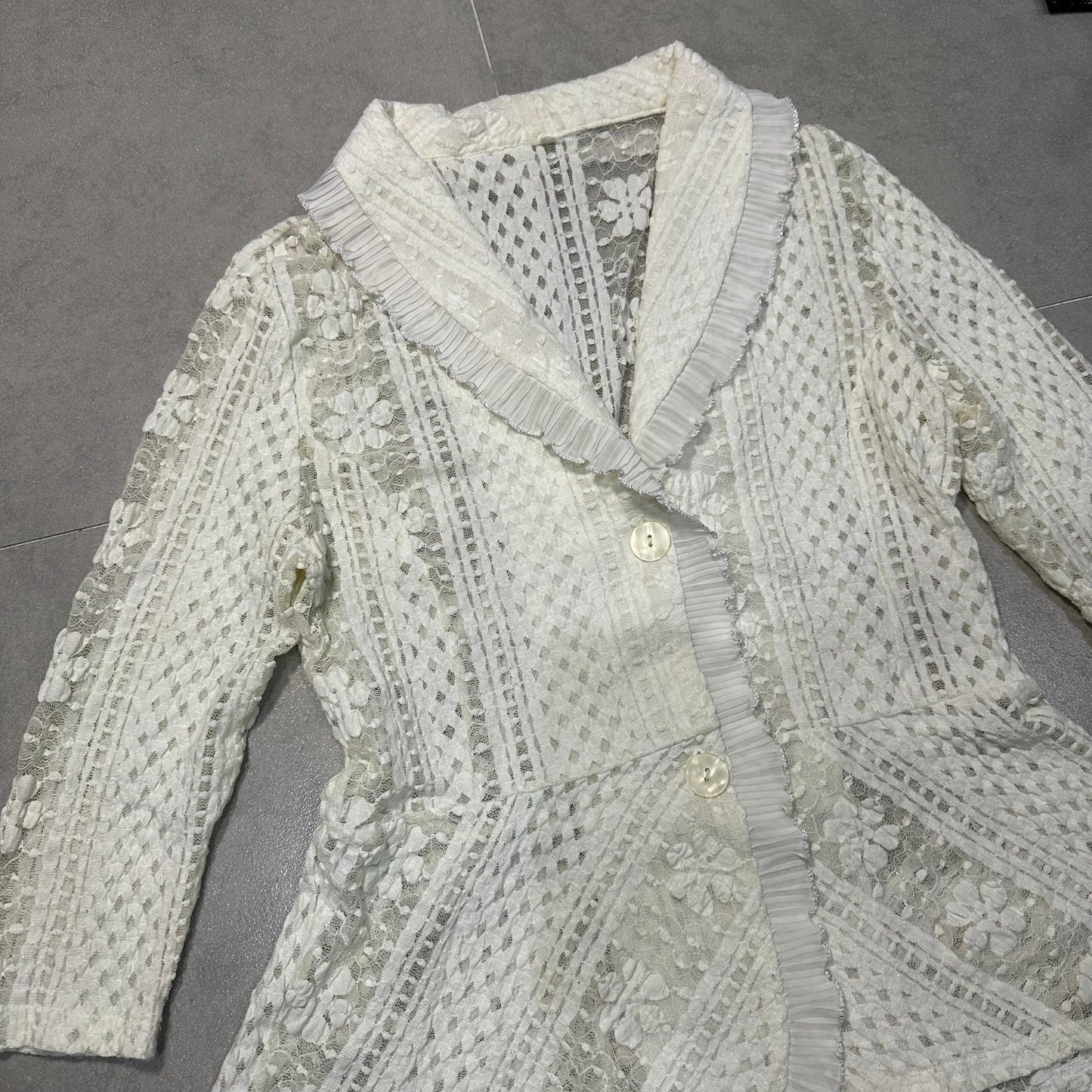 Floral Knit Cardigan