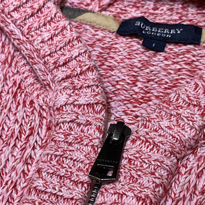 Burberry Double Zip Knit Hoodies Jacket