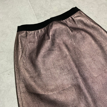 Marc Jacobs Leather Midi Skirt