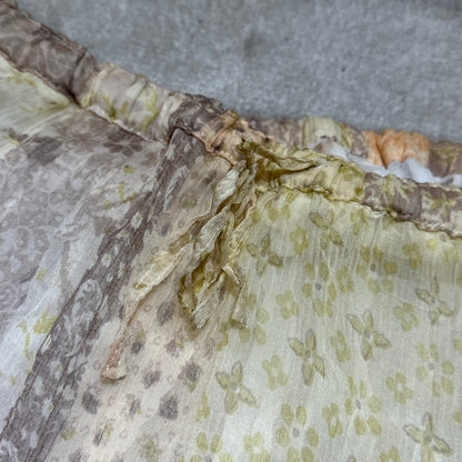 Mesh Layered Mini Skirt