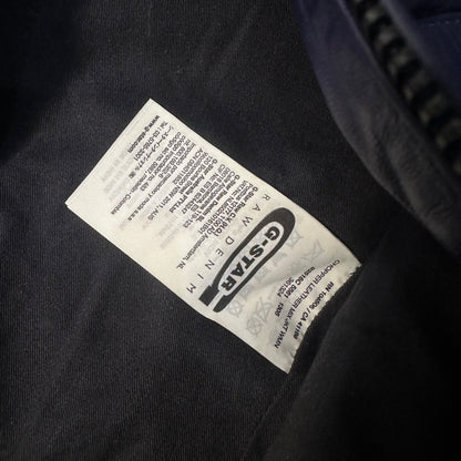 G-STAR RAW 00s Two-Tone Leather Biker Jacket