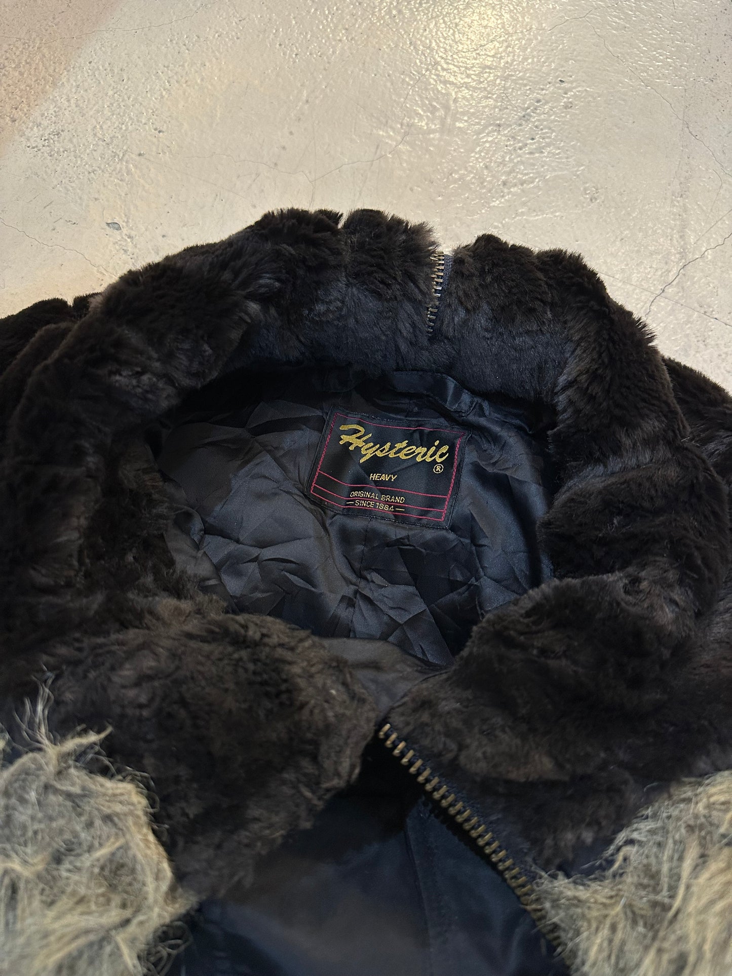 1990s Hysteric Glamour N-3B Parka Fur Fishtail Jacket