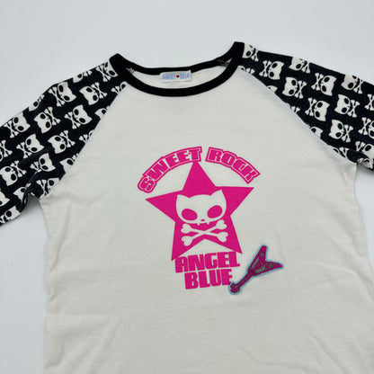 Angel Blue 'Sweet Rock' Raglan Top Long Sleeves Top